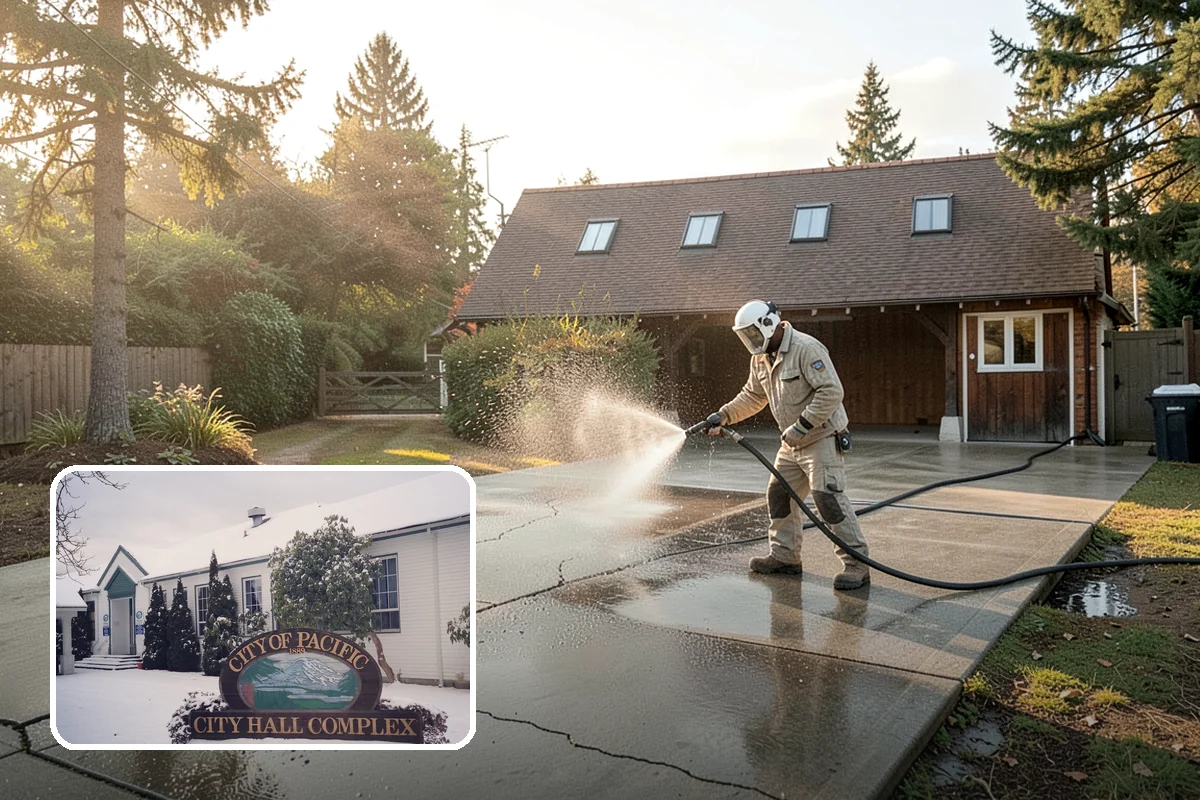 Biannual House Washing in Pacific, King County, WA - Keeps shaded and tree-covered homes free of visible algae