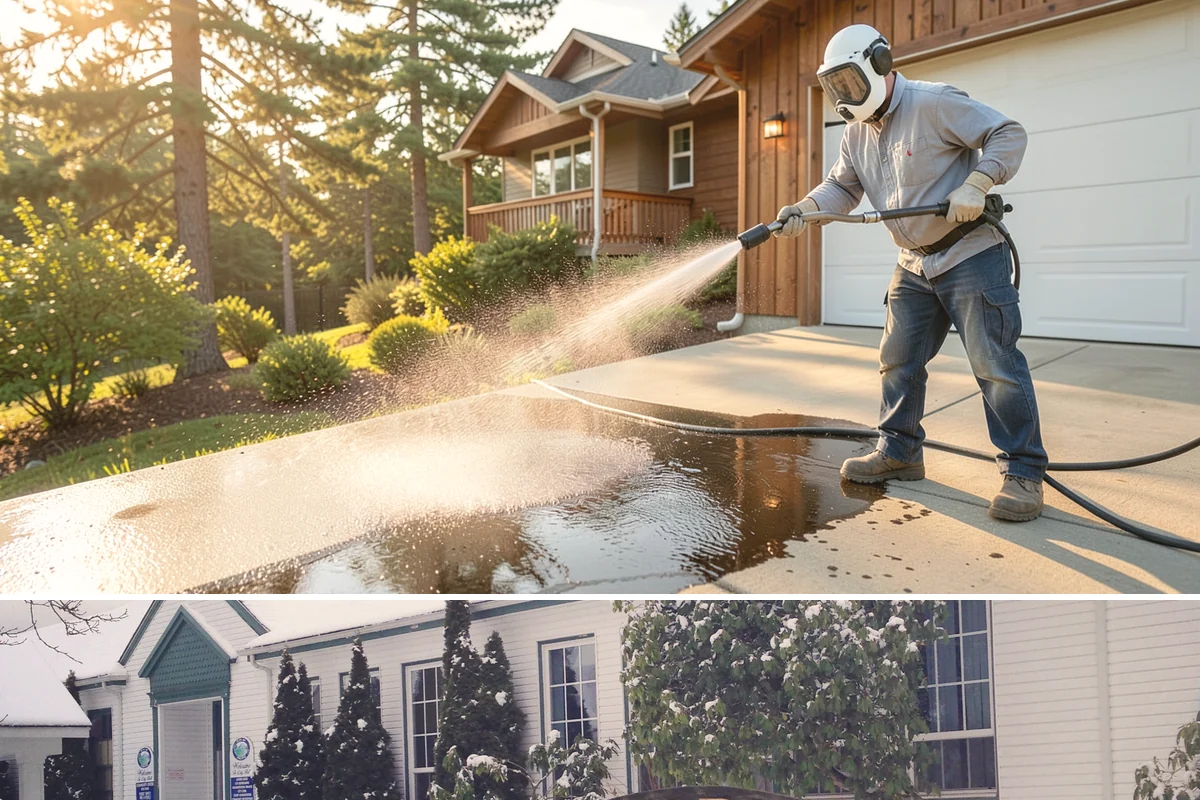 Biannual House Washing in Pacific, King County, WA - Spring and fall pair naturally, catching the exterior after winter growth and again before the next rainy season.