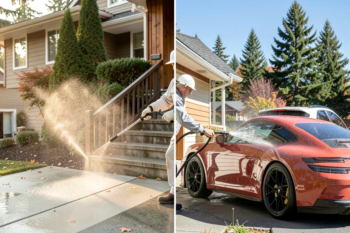 Biannual House Washing in Puyallup, Pierce County, WA - Establish the two-visit schedule around spring and fall