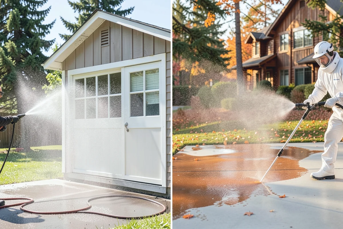 Biannual House Washing in Redmond, King County, WA - Establish the two-visit schedule around spring and fall