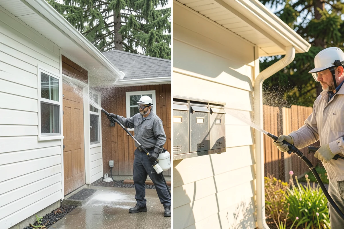 Biannual House Washing in Ruston, Pierce County, WA - Establish the two-visit schedule around spring and fall