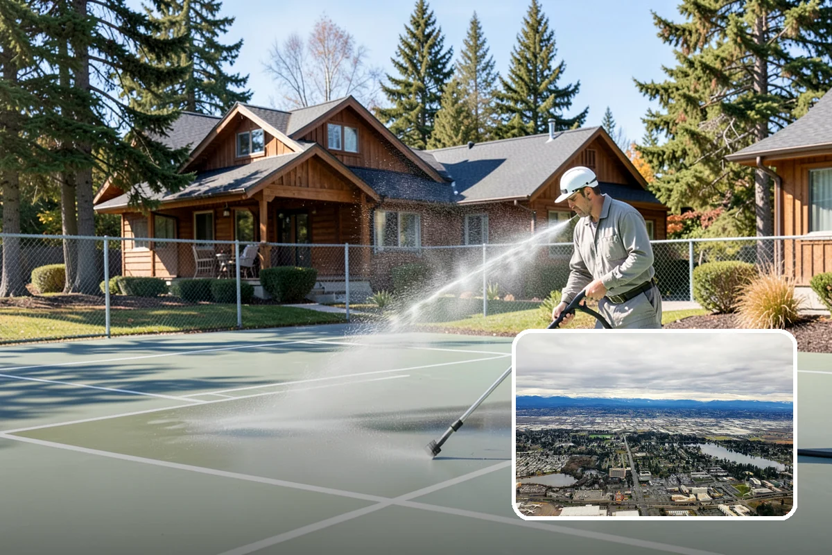 Biannual House Washing in SeaTac, King County, WA - Keeps shaded and tree-covered homes free of visible algae