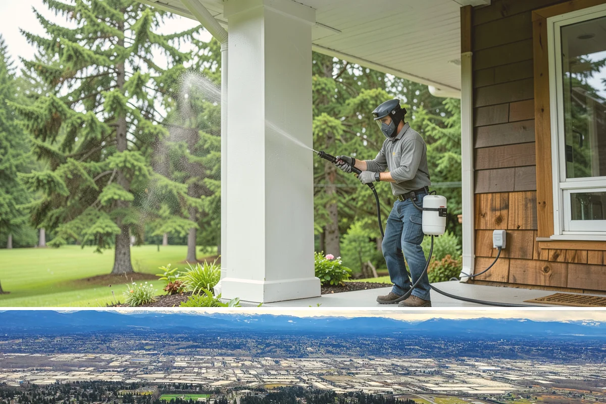 Biannual House Washing in SeaTac, King County, WA - Spring and fall pair naturally, catching the exterior after winter growth and again before the next rainy season.