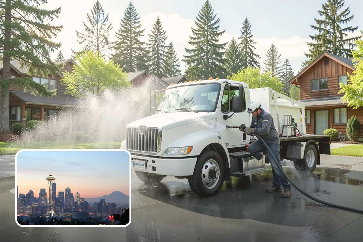 Biannual House Washing in Seattle, King County, WA - Keeps shaded and tree-covered homes free of visible algae