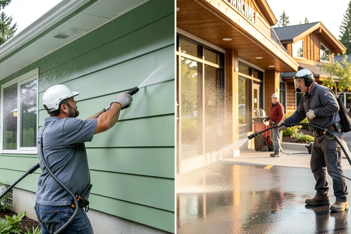 Biannual House Washing in Seattle, King County, WA - Establish the two-visit schedule around spring and fall