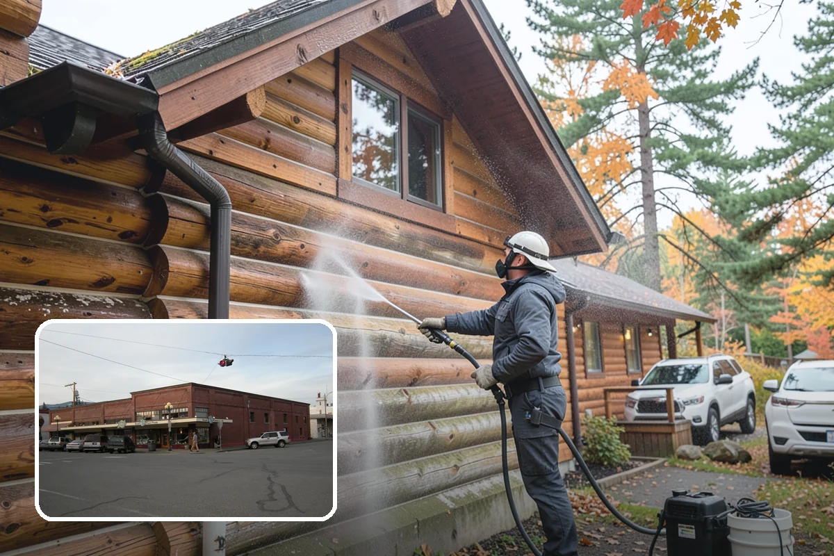 Biannual House Washing in Sedro-Woolley, Skagit County, WA - Keeps shaded and tree-covered homes free of visible algae