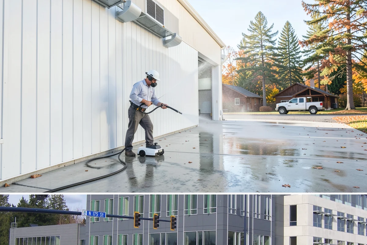 Biannual House Washing in Shoreline, King County, WA - Spring and fall pair naturally, catching the exterior after winter growth and again before the next rainy season.
