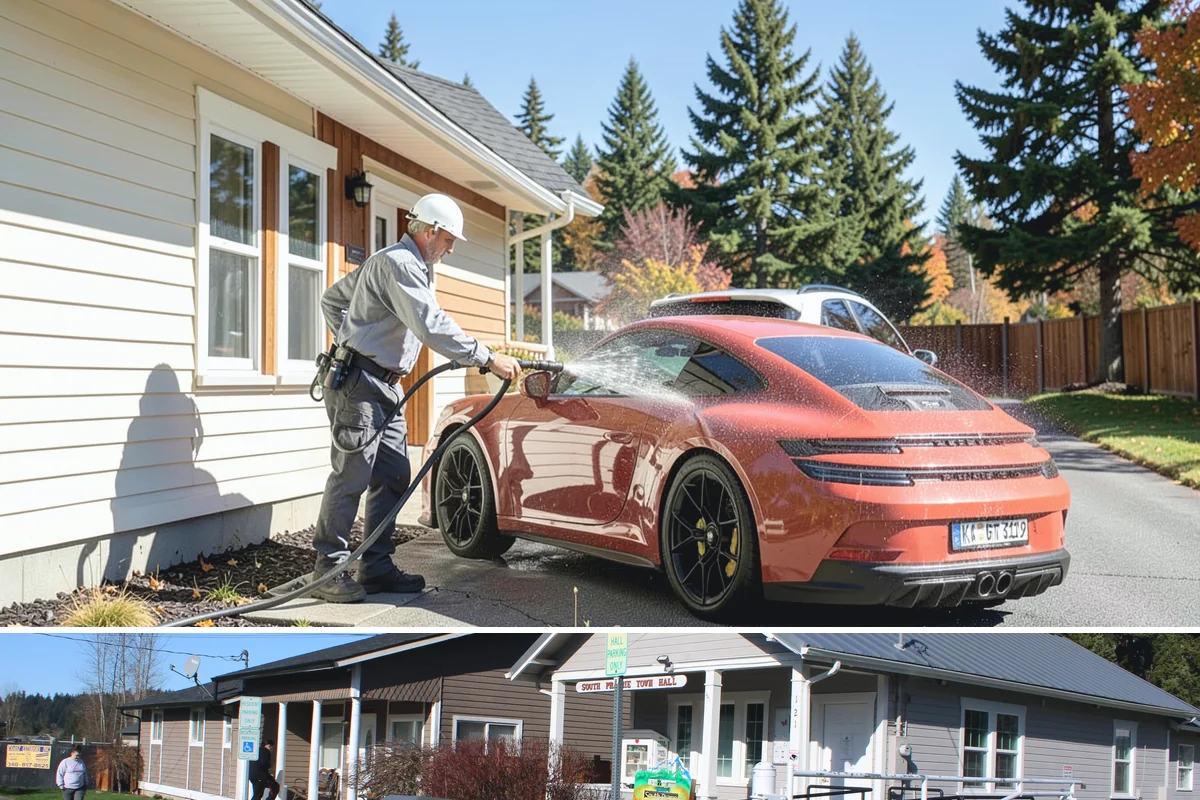Biannual House Washing in South Prairie, Pierce County, WA - Spring and fall pair naturally, catching the exterior after winter growth and again before the next rainy season.