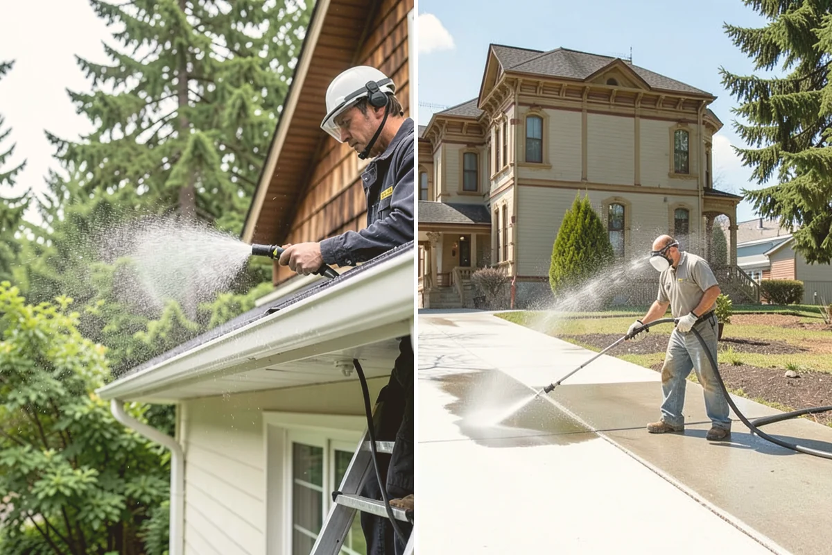 Biannual House Washing in Stanwood, Snohomish County, WA - Establish the two-visit schedule around spring and fall