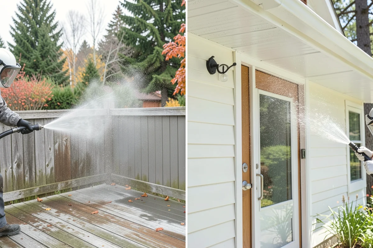 Biannual House Washing in Steilacoom, Pierce County, WA - Establish the two-visit schedule around spring and fall
