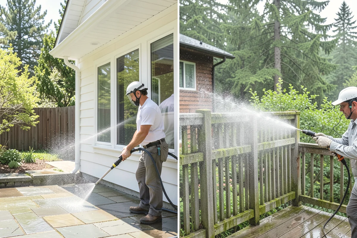 Biannual House Washing in Tacoma, Pierce County, WA - Establish the two-visit schedule around spring and fall