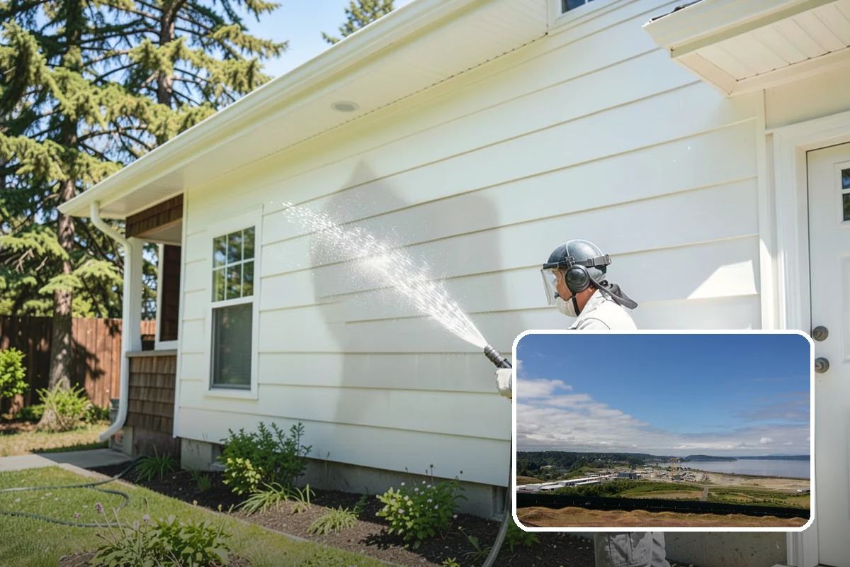 Biannual House Washing in University Place, Pierce County, WA - Keeps shaded and tree-covered homes free of visible algae