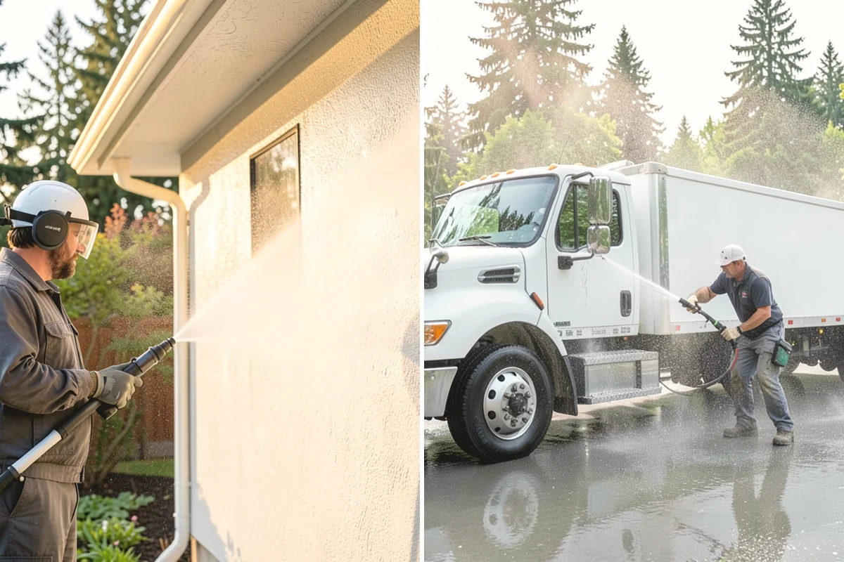 Biannual House Washing in University Place, Pierce County, WA - Establish the two-visit schedule around spring and fall