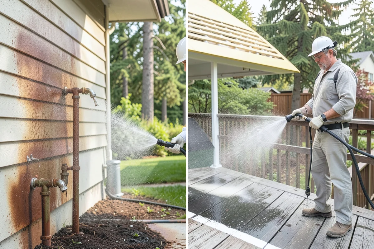 Biannual House Washing in Woodinville, King County, WA - Establish the two-visit schedule around spring and fall