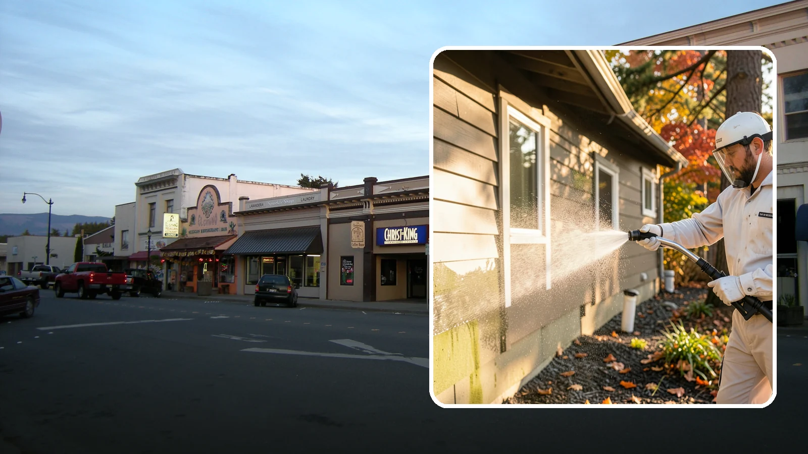 Biocide Application in Burlington, Skagit County, WA - Biocide application treats surfaces with a solution that kills the algae, mold, and moss spores driving recurring exterior growth.
