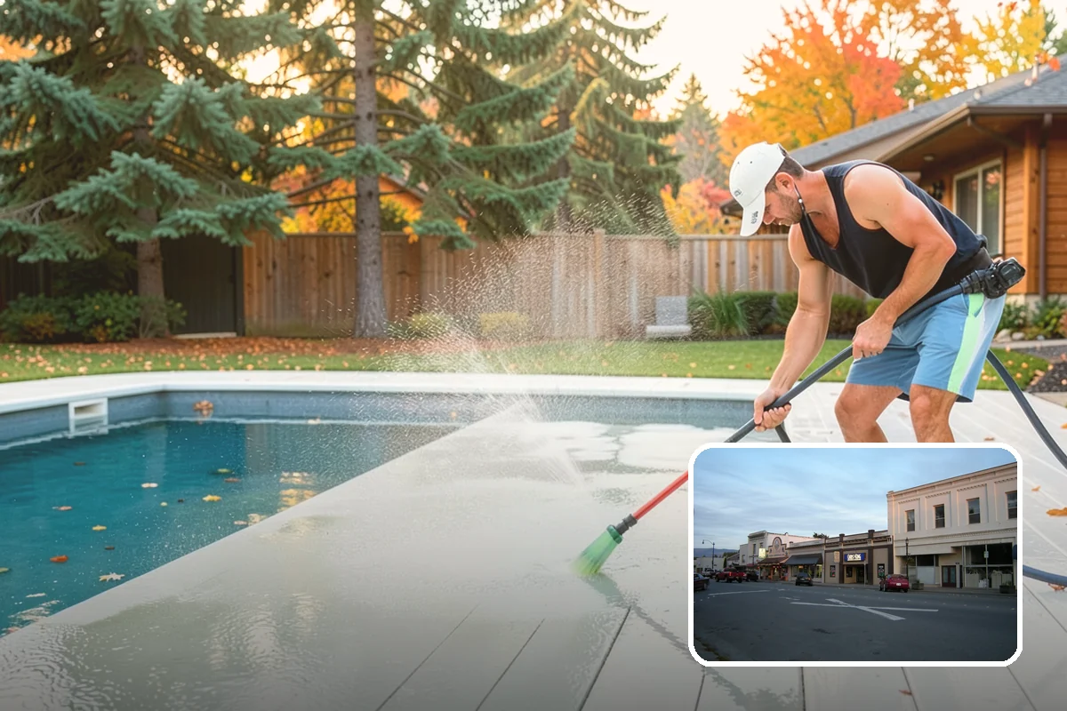 Biocide Application in Burlington, Skagit County, WA - Kills algae, mold, and moss spores rather than just rinsing them