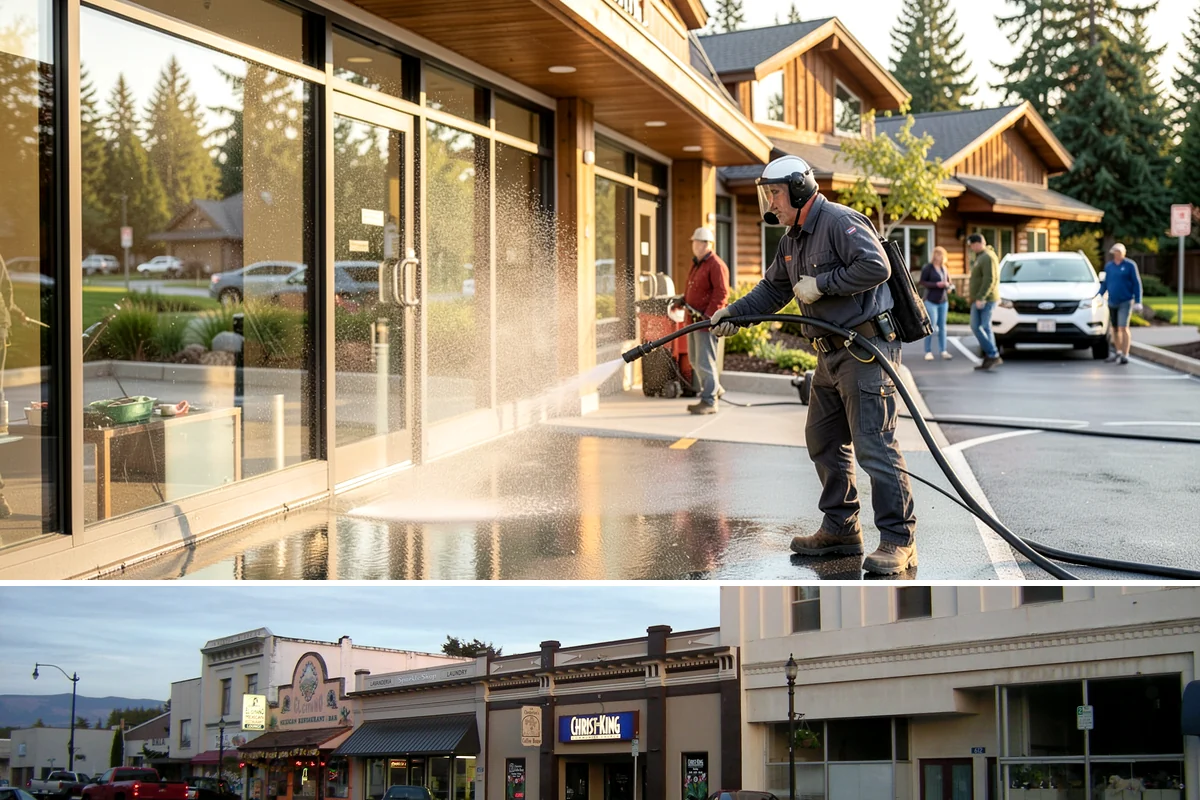Biocide Application in Burlington, Skagit County, WA - Most effective applied during the cool, wet seasons when algae and moss are actively growing across Northwest surfaces.