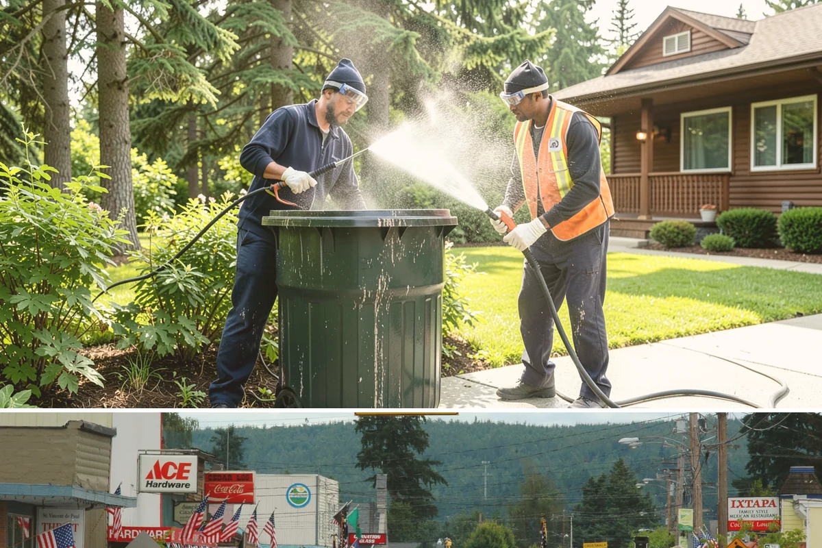 Biocide Application in Carnation, King County, WA - Most effective applied during the cool, wet seasons when algae and moss are actively growing across Northwest surfaces.
