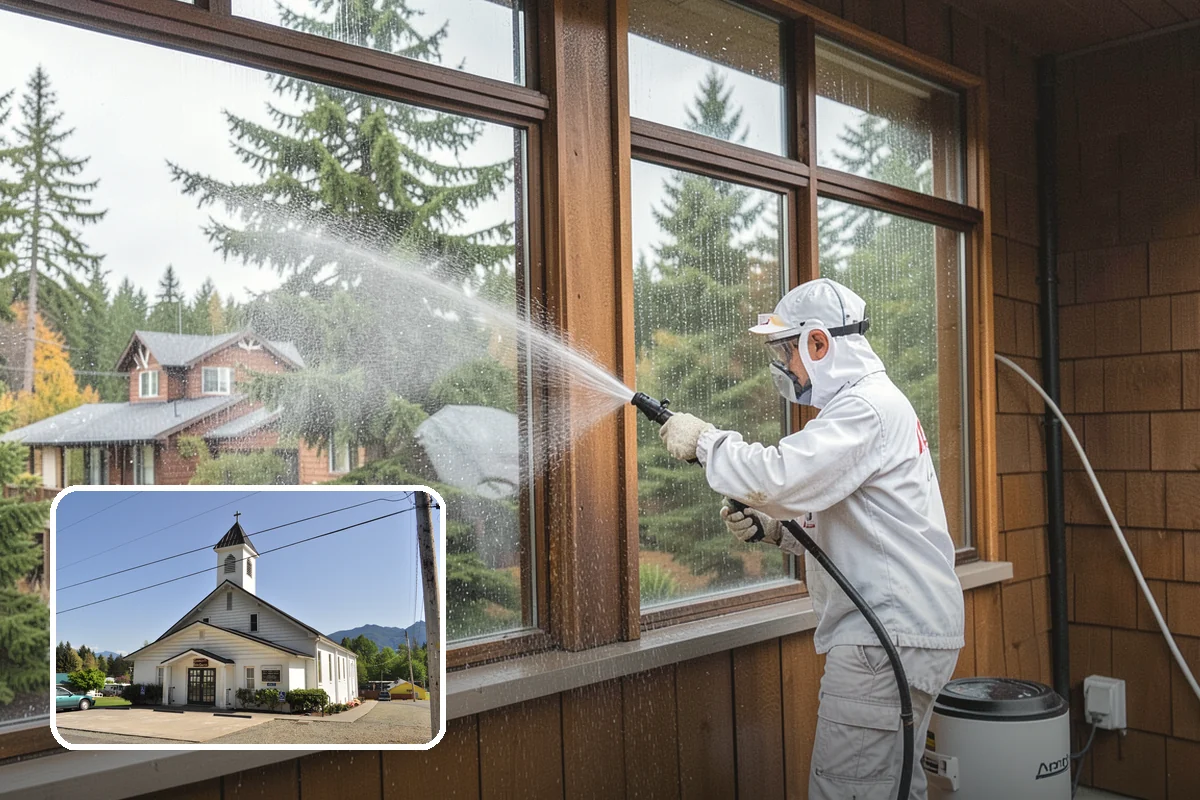 Biocide Application in Concrete, Skagit County, WA - Kills algae, mold, and moss spores rather than just rinsing them