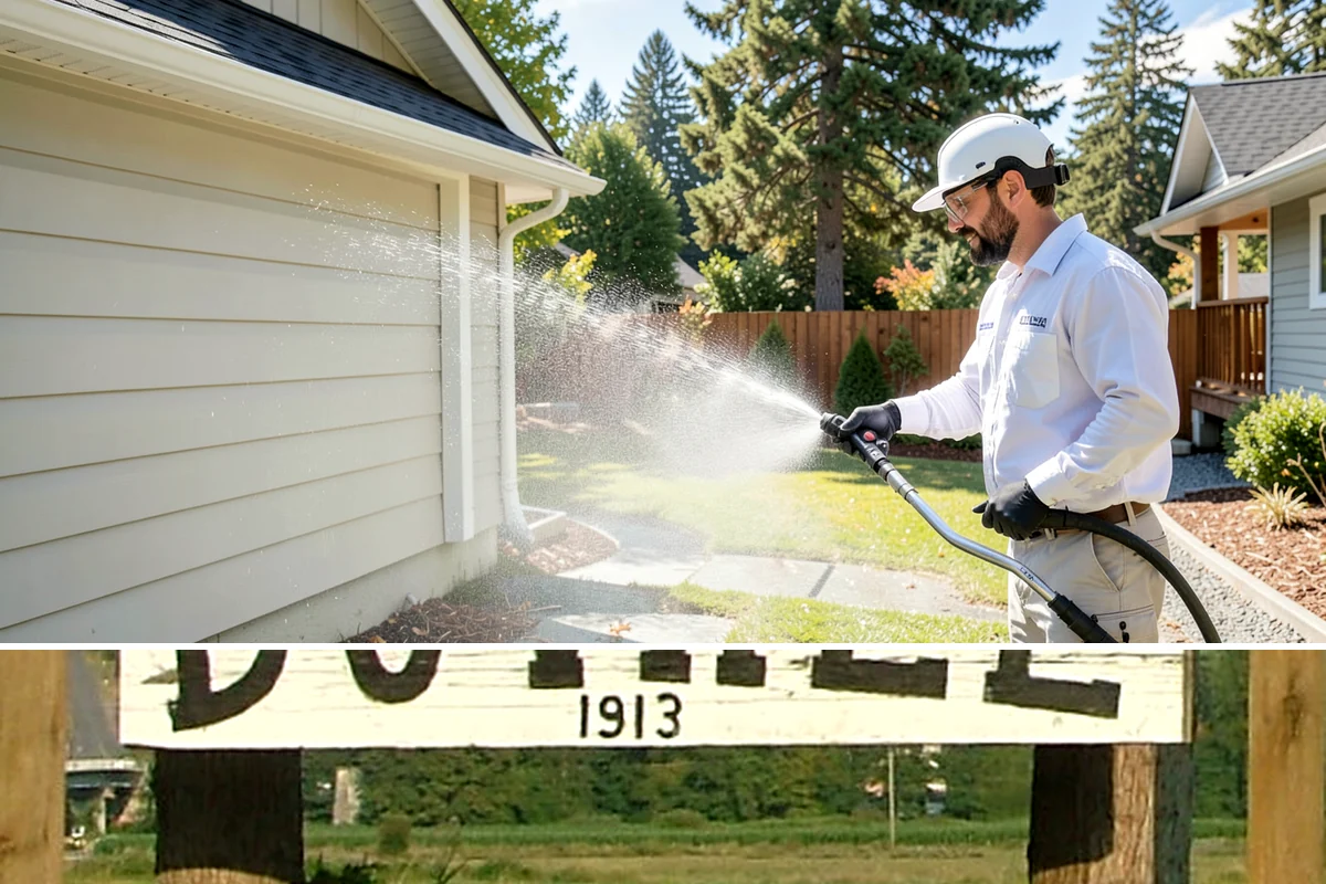 Biocide Application in Duvall, King County, WA - Most effective applied during the cool, wet seasons when algae and moss are actively growing across Northwest surfaces.