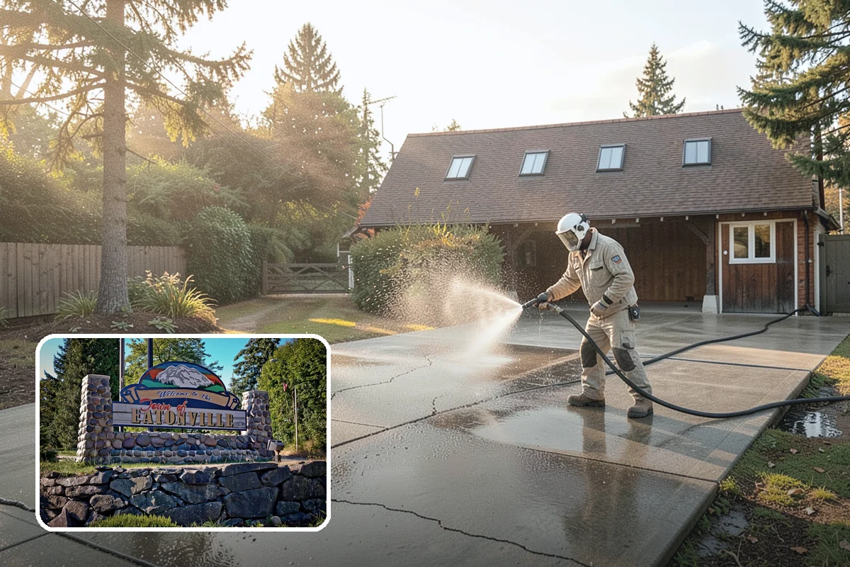 Biocide Application in Eatonville, Pierce County, WA - Kills algae, mold, and moss spores rather than just rinsing them
