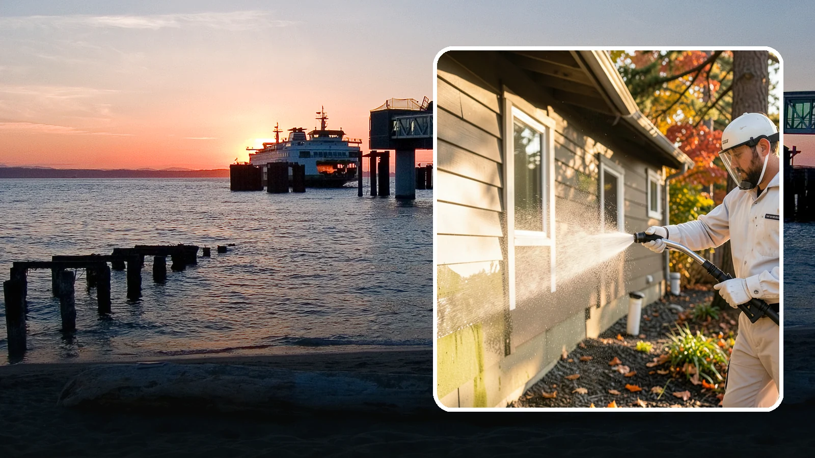 Biocide Application in Edmonds, Snohomish County, WA - Biocide application treats surfaces with a solution that kills the algae, mold, and moss spores driving recurring exterior growth.