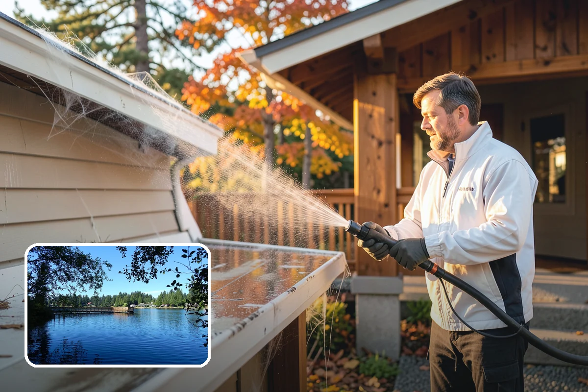 Biocide Application in Federal Way, King County, WA - Kills algae, mold, and moss spores rather than just rinsing them