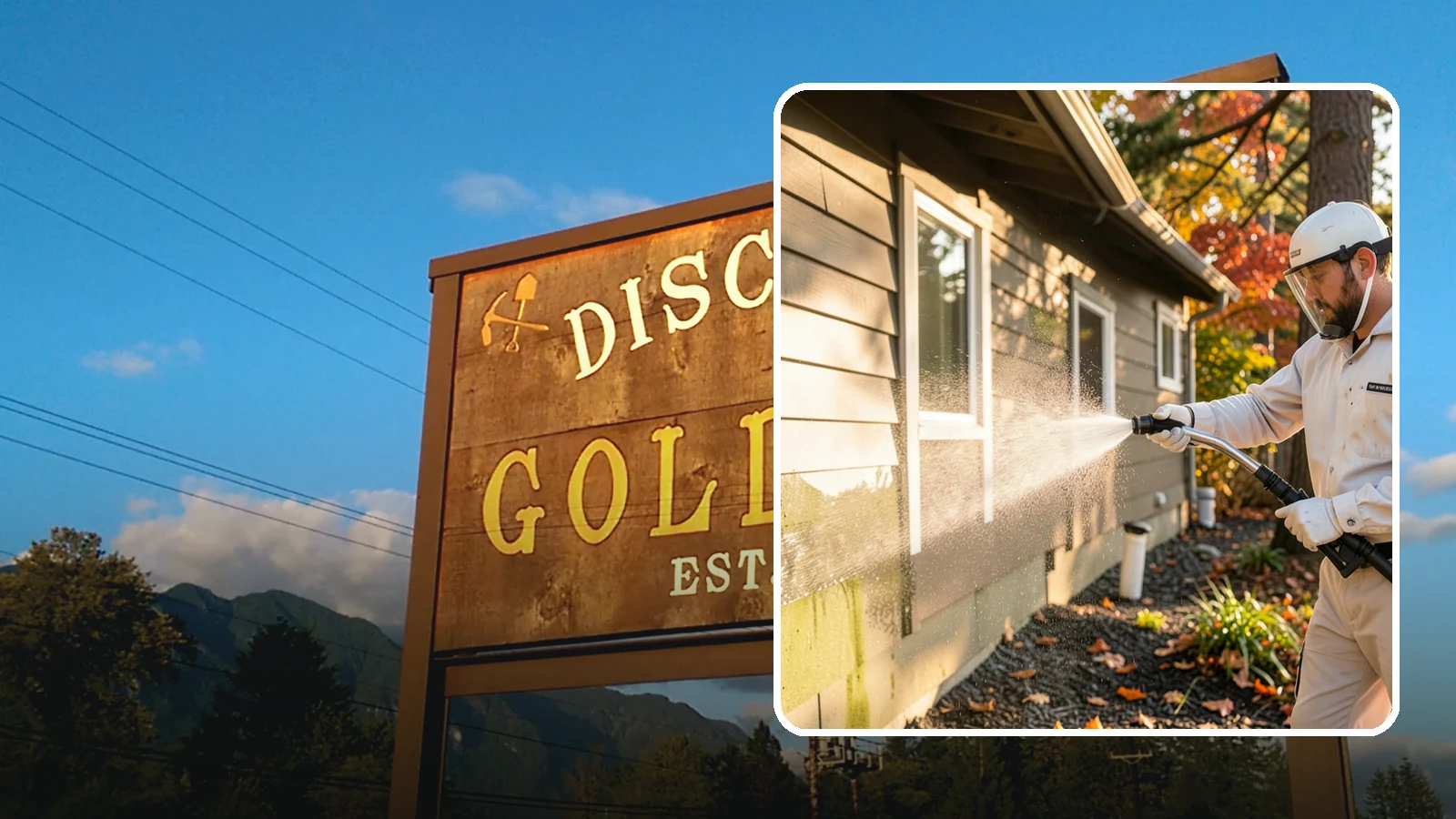 Biocide Application in Gold Bar, Snohomish County, WA - Biocide application treats surfaces with a solution that kills the algae, mold, and moss spores driving recurring exterior growth.