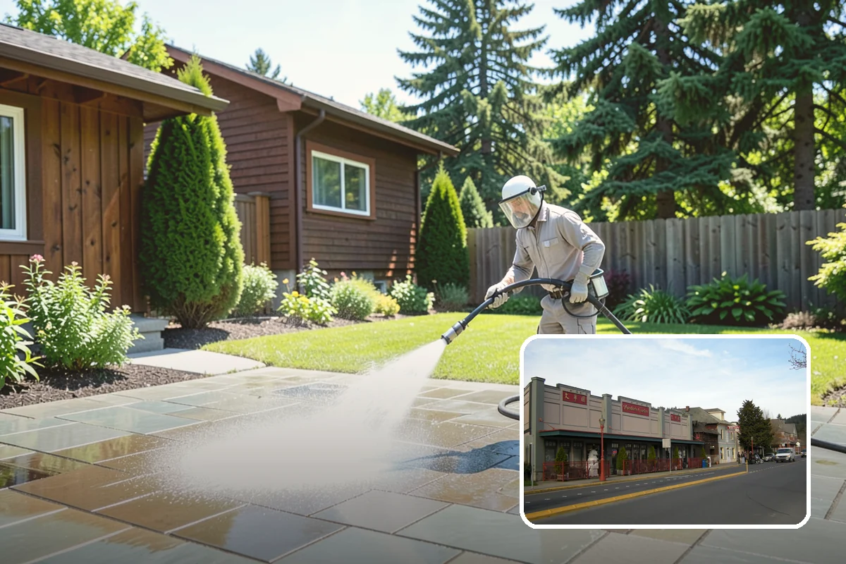 Biocide Application in Issaquah, King County, WA - Kills algae, mold, and moss spores rather than just rinsing them
