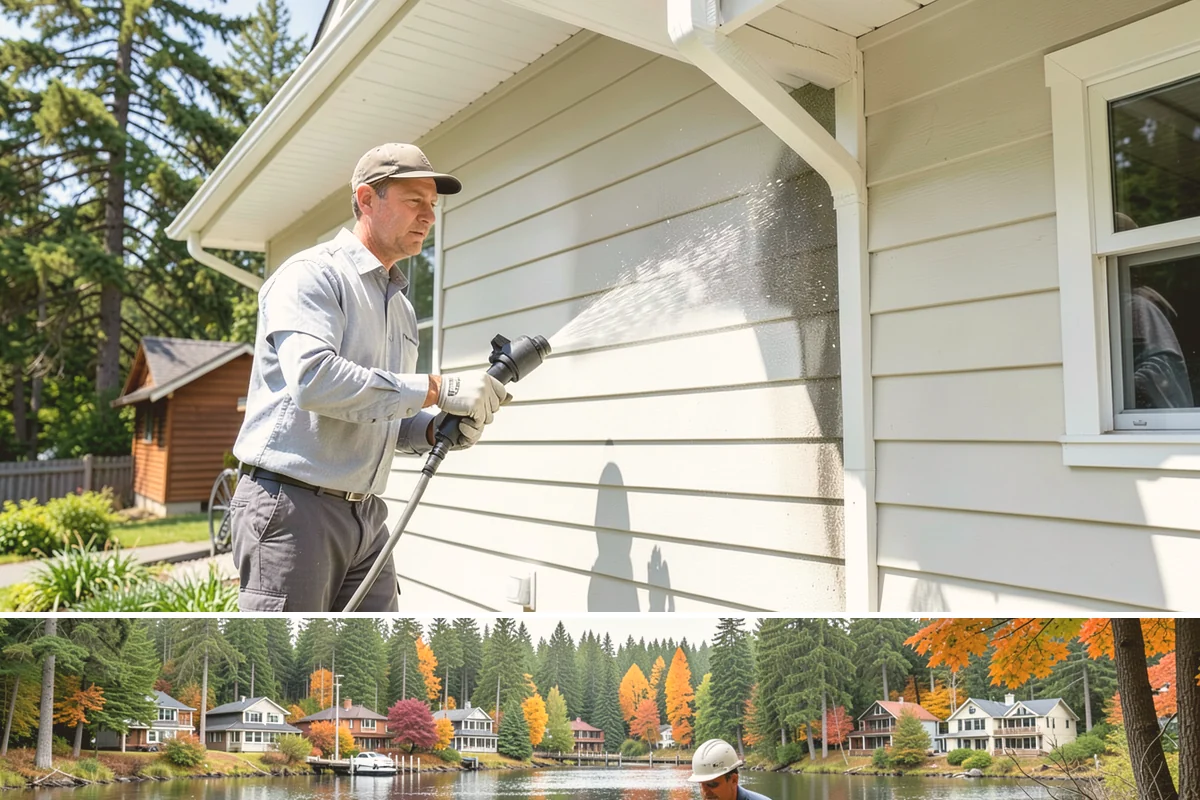 Biocide Application in La Conner, Skagit County, WA - Most effective applied during the cool, wet seasons when algae and moss are actively growing across Northwest surfaces.