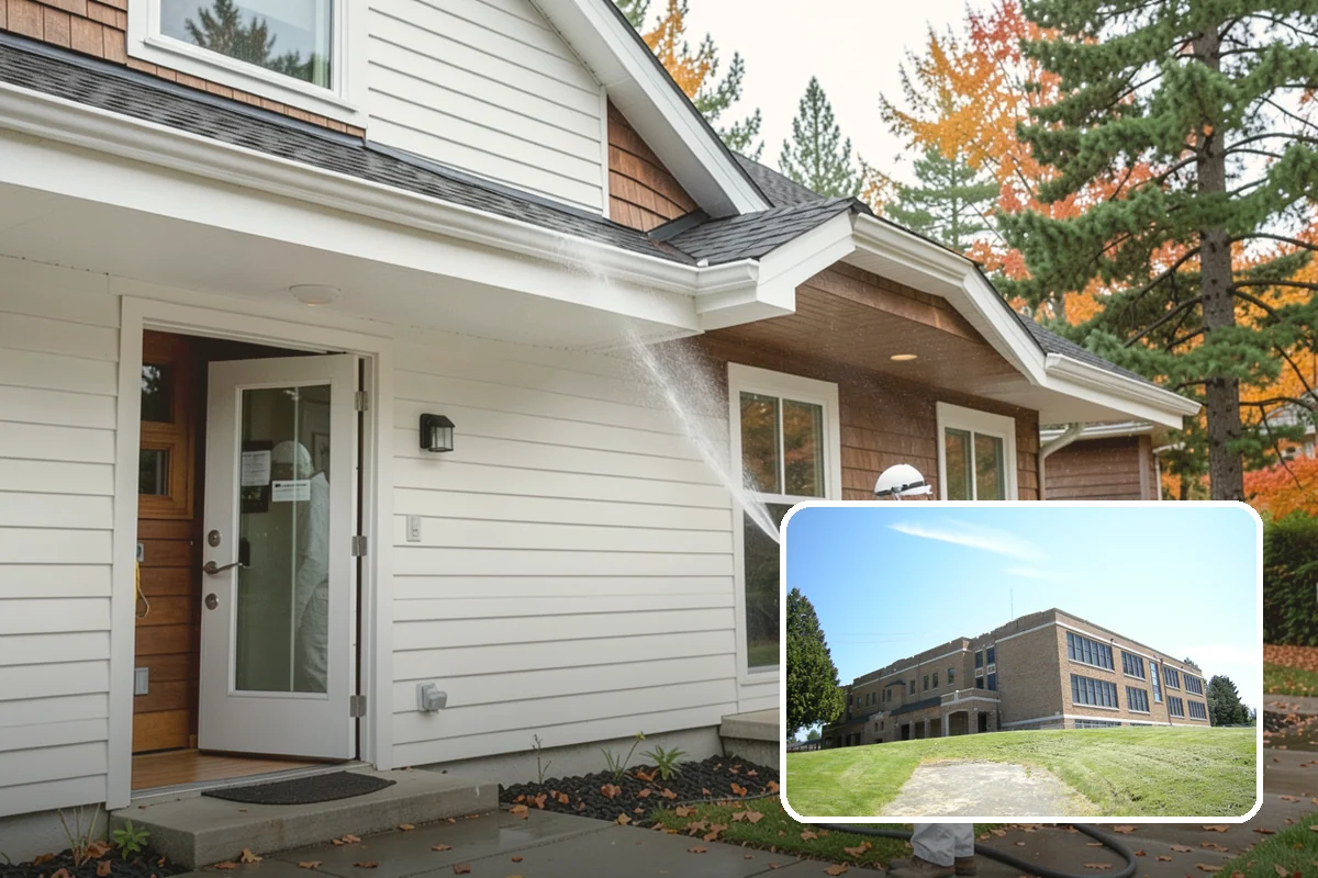 Biocide Application in Maple Valley, King County, WA - Kills algae, mold, and moss spores rather than just rinsing them
