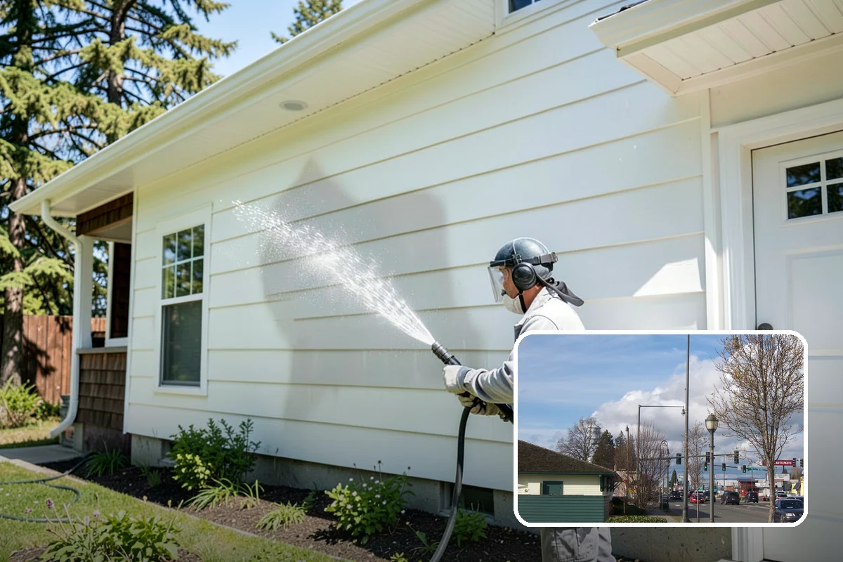 Biocide Application in Marysville, Snohomish County, WA - Kills algae, mold, and moss spores rather than just rinsing them