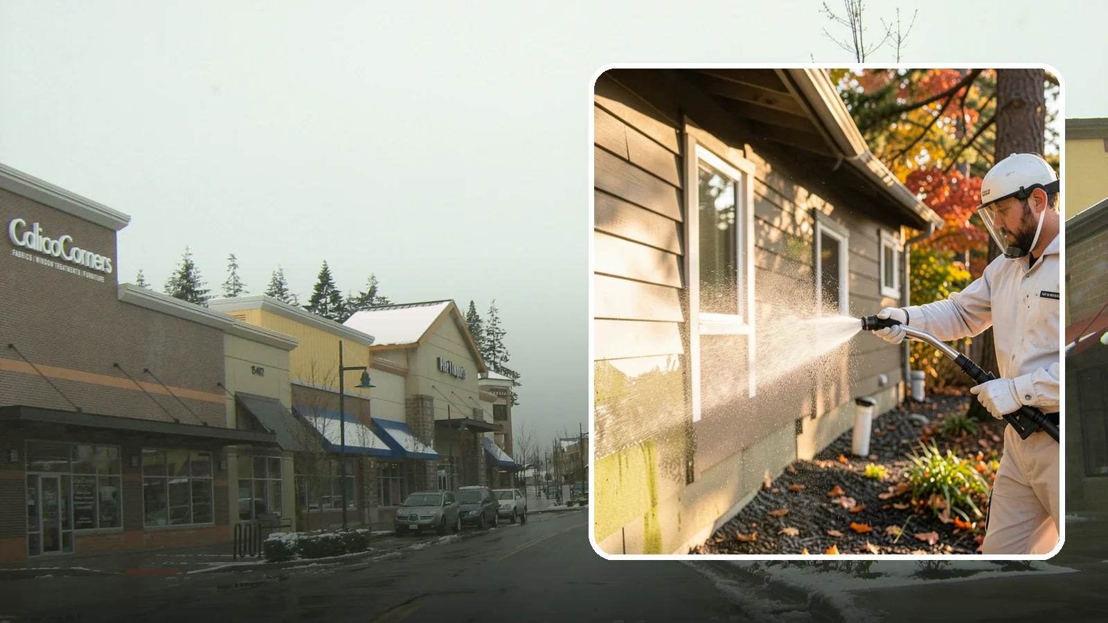 Biocide Application in Mill Creek, Snohomish County, WA - Biocide application treats surfaces with a solution that kills the algae, mold, and moss spores driving recurring exterior growth.