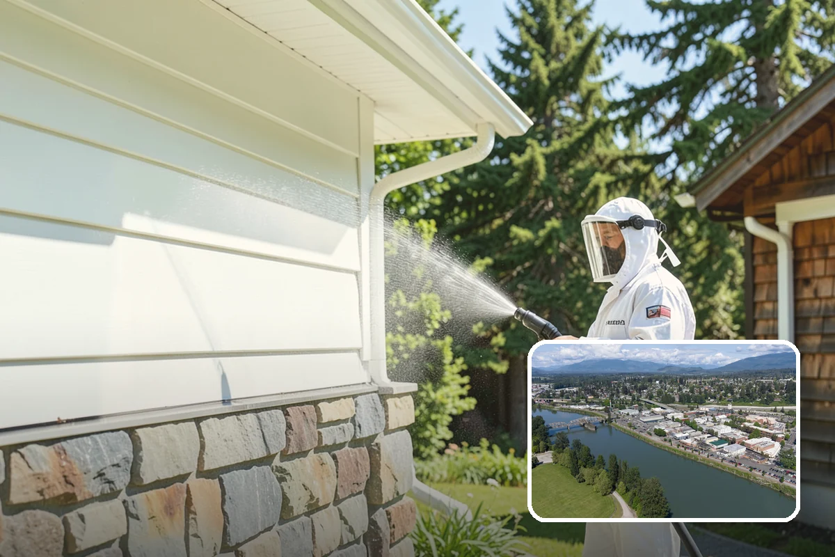 Biocide Application in Mount Vernon, Skagit County, WA - Kills algae, mold, and moss spores rather than just rinsing them