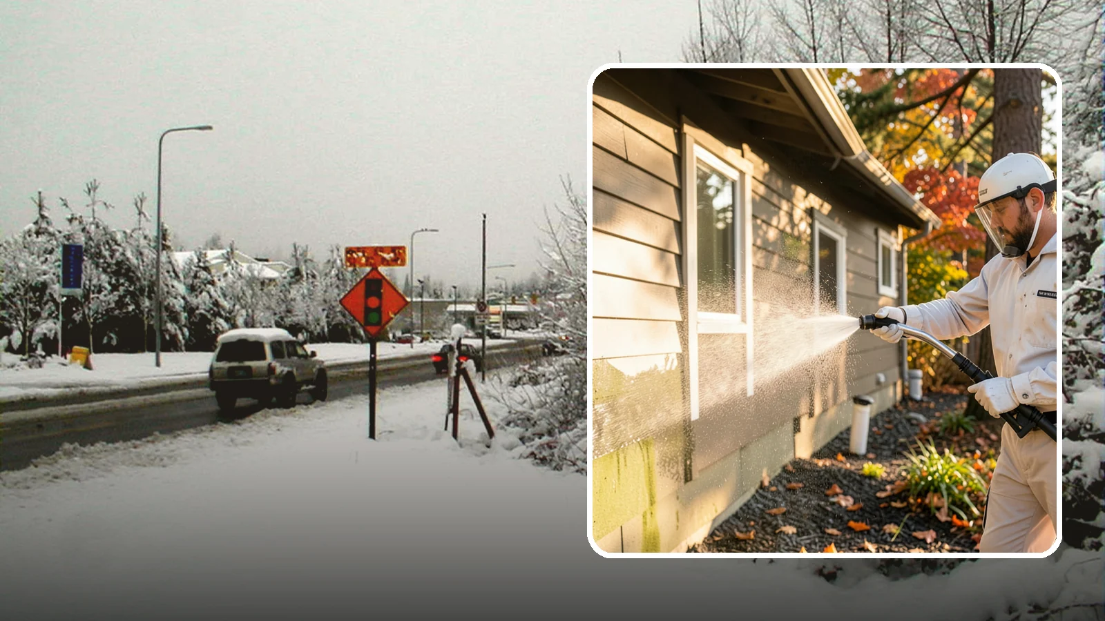 Biocide Application in Newcastle, King County, WA - Biocide application treats surfaces with a solution that kills the algae, mold, and moss spores driving recurring exterior growth.