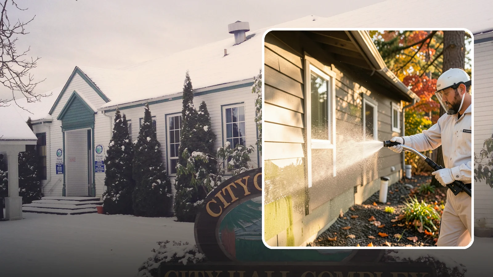 Biocide Application in Pacific, King County, WA - Biocide application treats surfaces with a solution that kills the algae, mold, and moss spores driving recurring exterior growth.