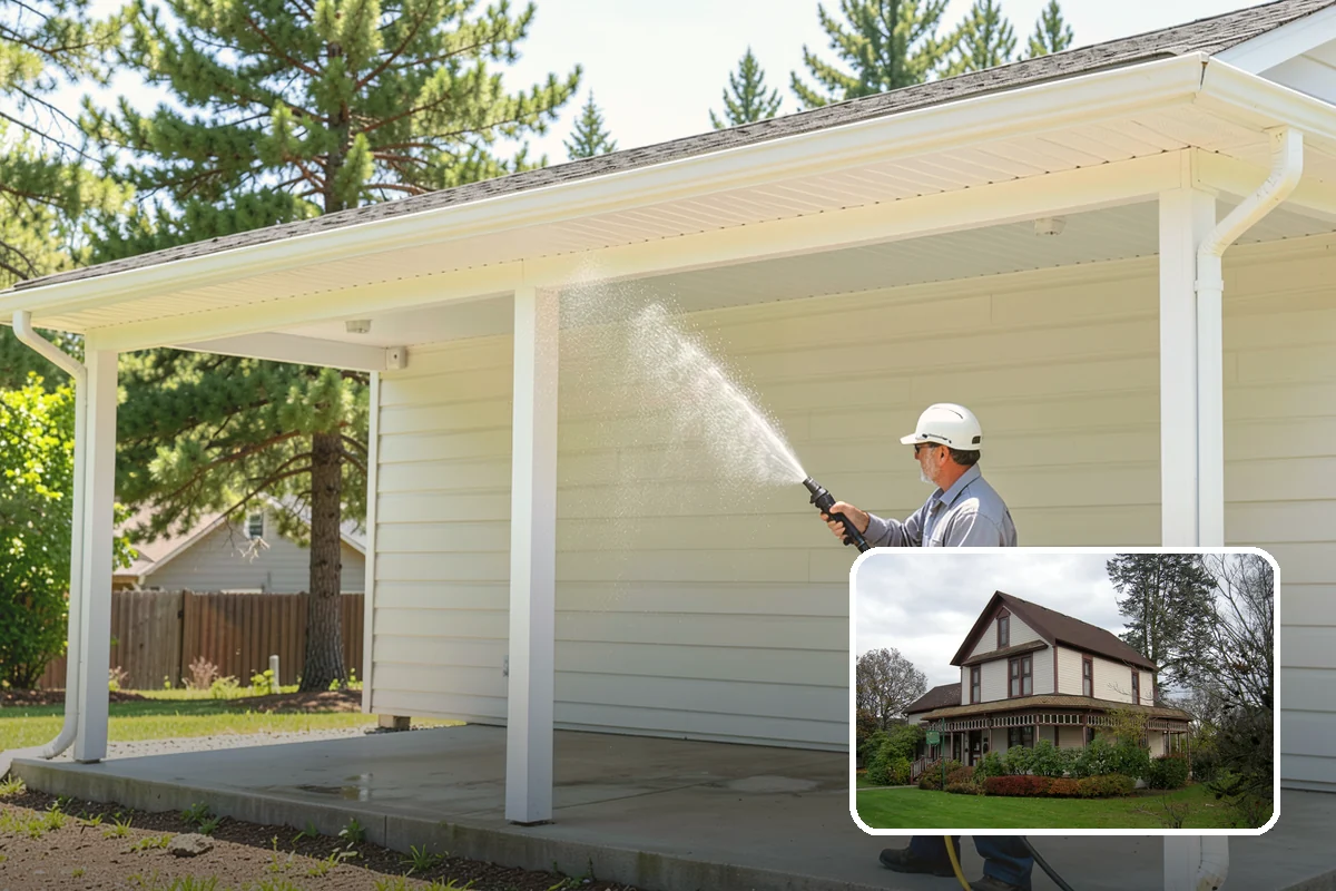 Biocide Application in Sumner, Pierce County, WA - Kills algae, mold, and moss spores rather than just rinsing them