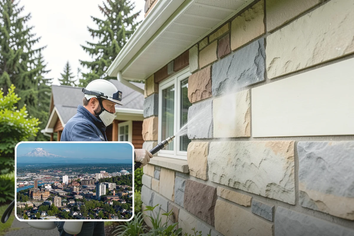 Biocide Application in Tacoma, Pierce County, WA - Kills algae, mold, and moss spores rather than just rinsing them