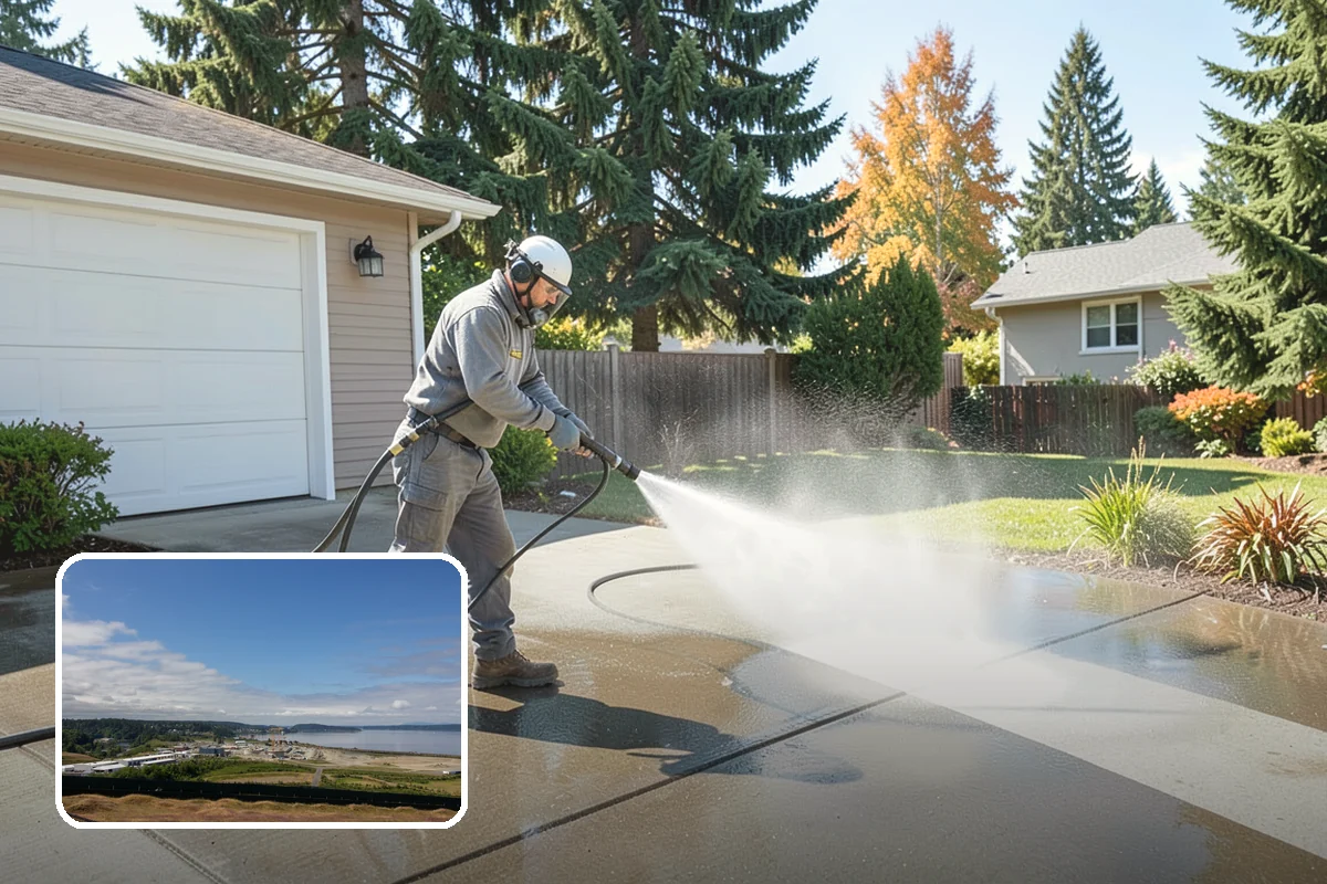 Biocide Application in University Place, Pierce County, WA - Kills algae, mold, and moss spores rather than just rinsing them