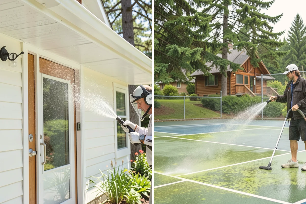 Bird Dropping Removal in Bellevue, King County, WA - Assess the affected areas and the surface types