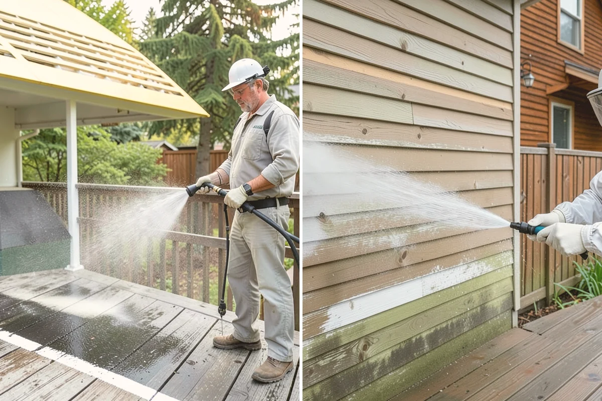 Bird Dropping Removal in Brier, Snohomish County, WA - Assess the affected areas and the surface types