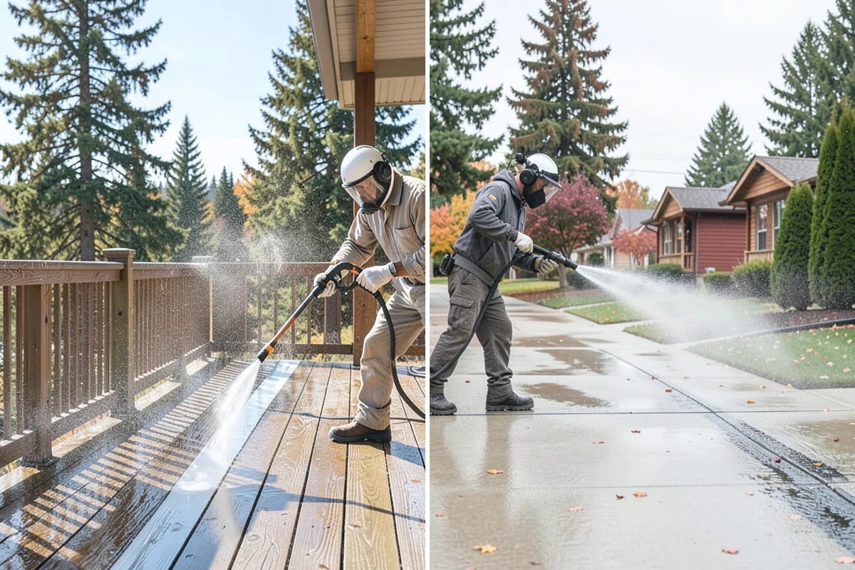 Bird Dropping Removal in Medina, King County, WA - Assess the affected areas and the surface types