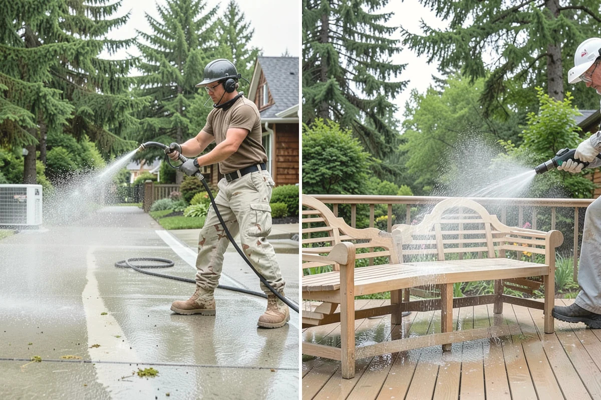 Bird Dropping Removal in Mercer Island, King County, WA - Assess the affected areas and the surface types