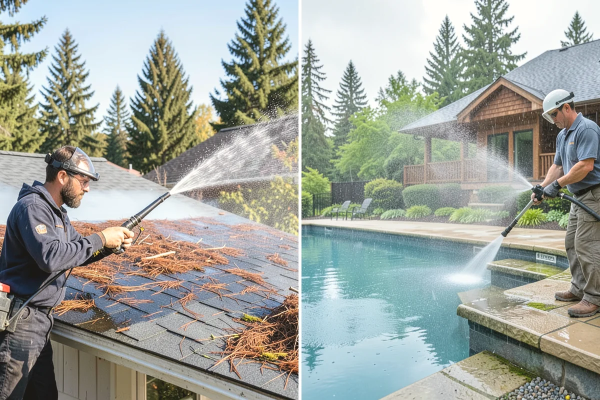 Bird Dropping Removal in Monroe, Snohomish County, WA - Assess the affected areas and the surface types