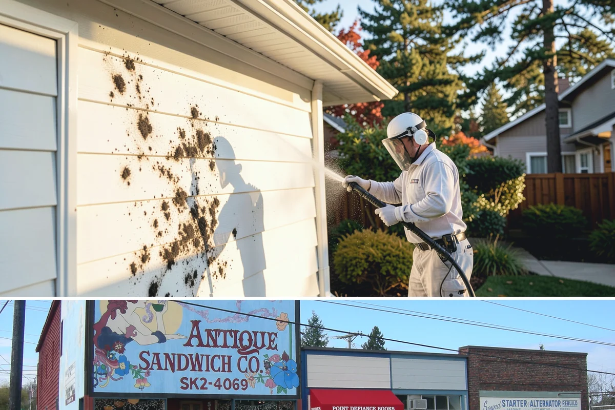 Bird Dropping Removal in Ruston, Pierce County, WA - Bird dropping cleanup is handled year-round and is best done promptly, since damp conditions accelerate staining and etching.