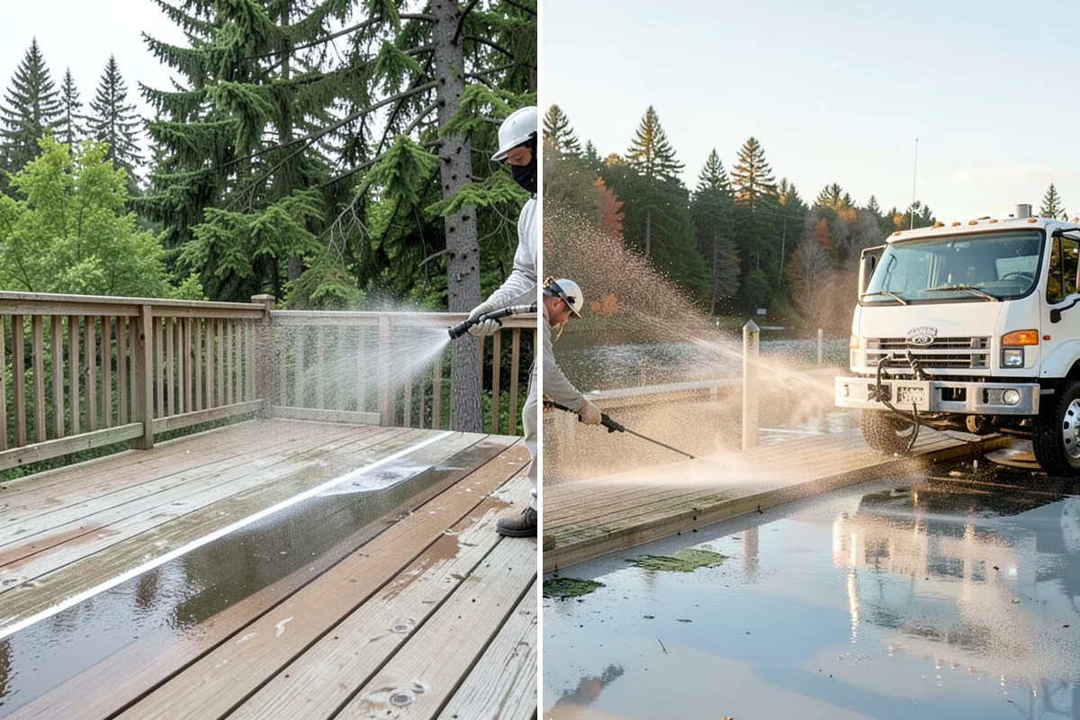 Bird Dropping Removal in SeaTac, King County, WA - Assess the affected areas and the surface types