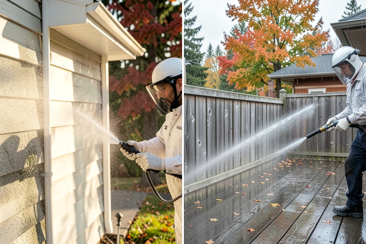 Bird Dropping Removal in Snoqualmie, King County, WA - Assess the affected areas and the surface types