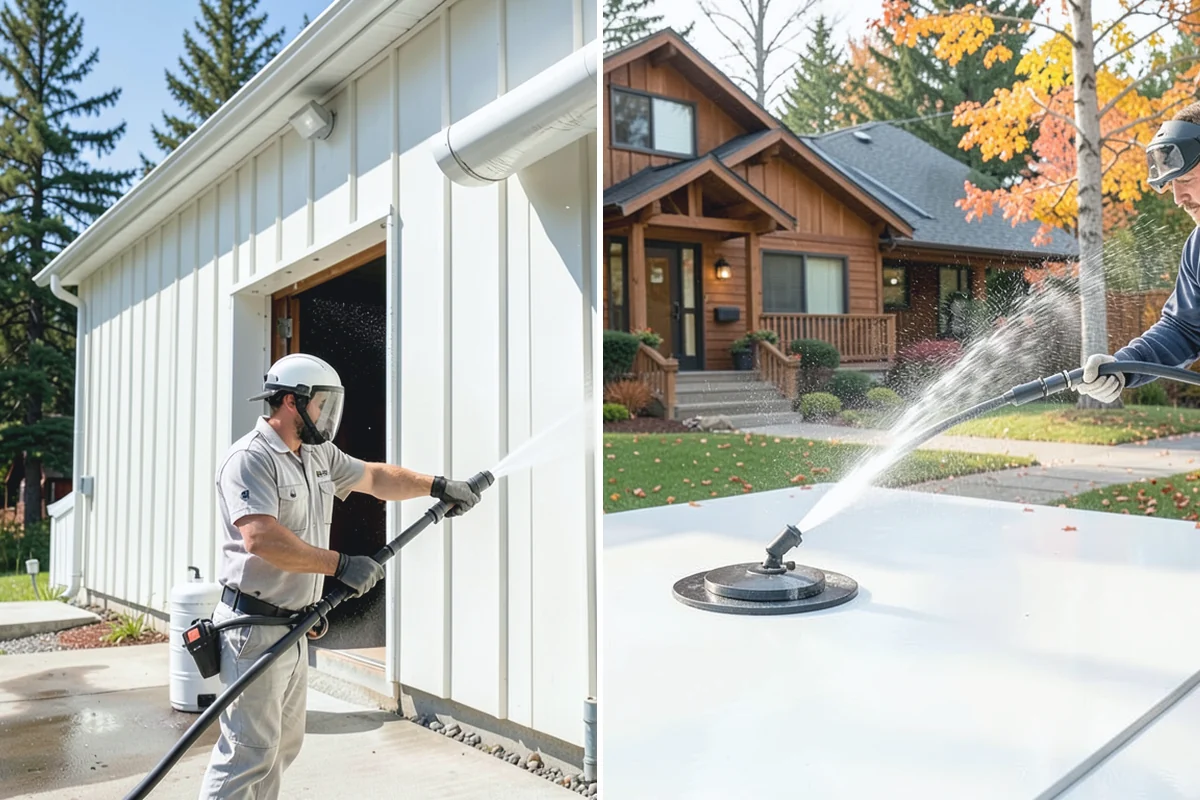 Bird Dropping Removal in Sumner, Pierce County, WA - Assess the affected areas and the surface types