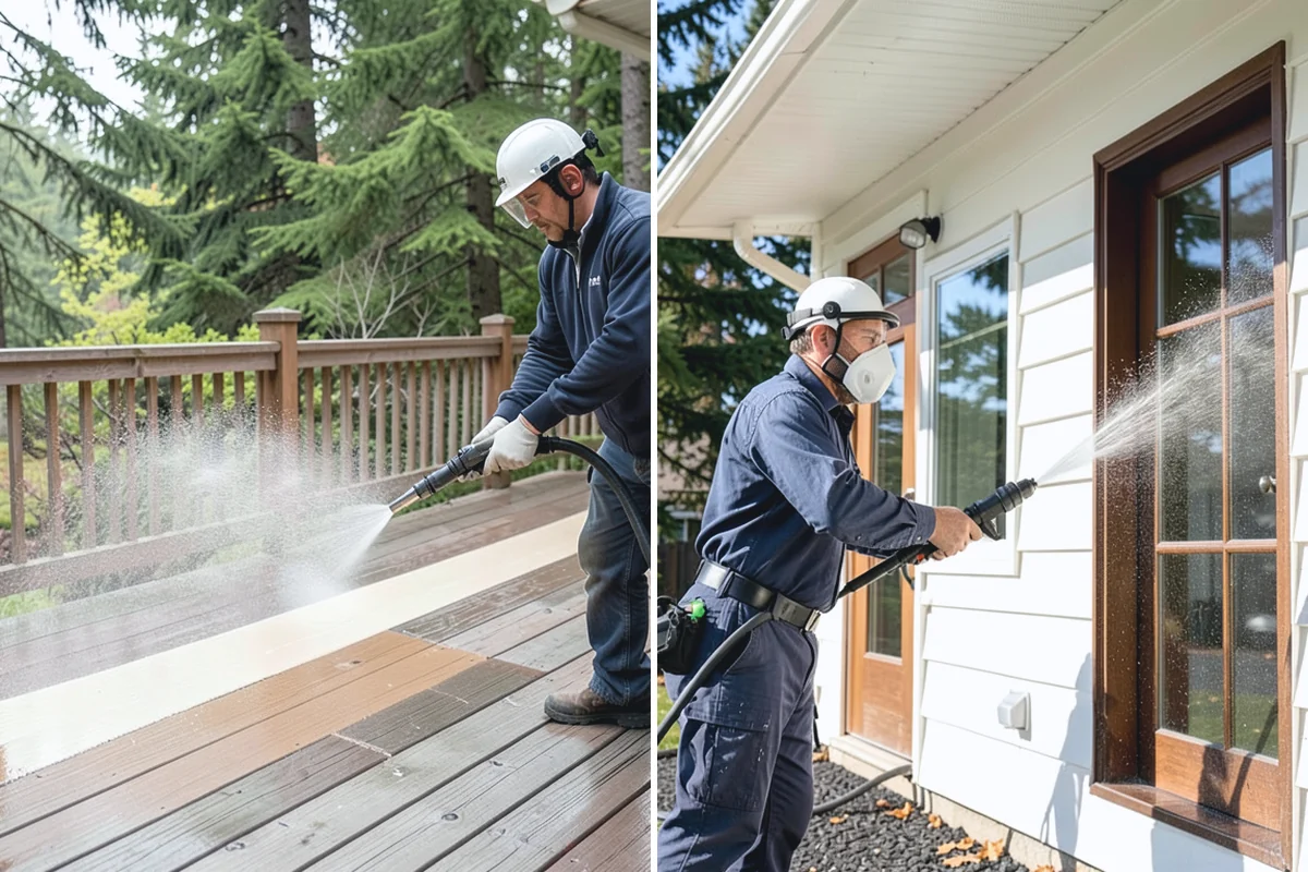 Bird Dropping Removal in Woodinville, King County, WA - Assess the affected areas and the surface types