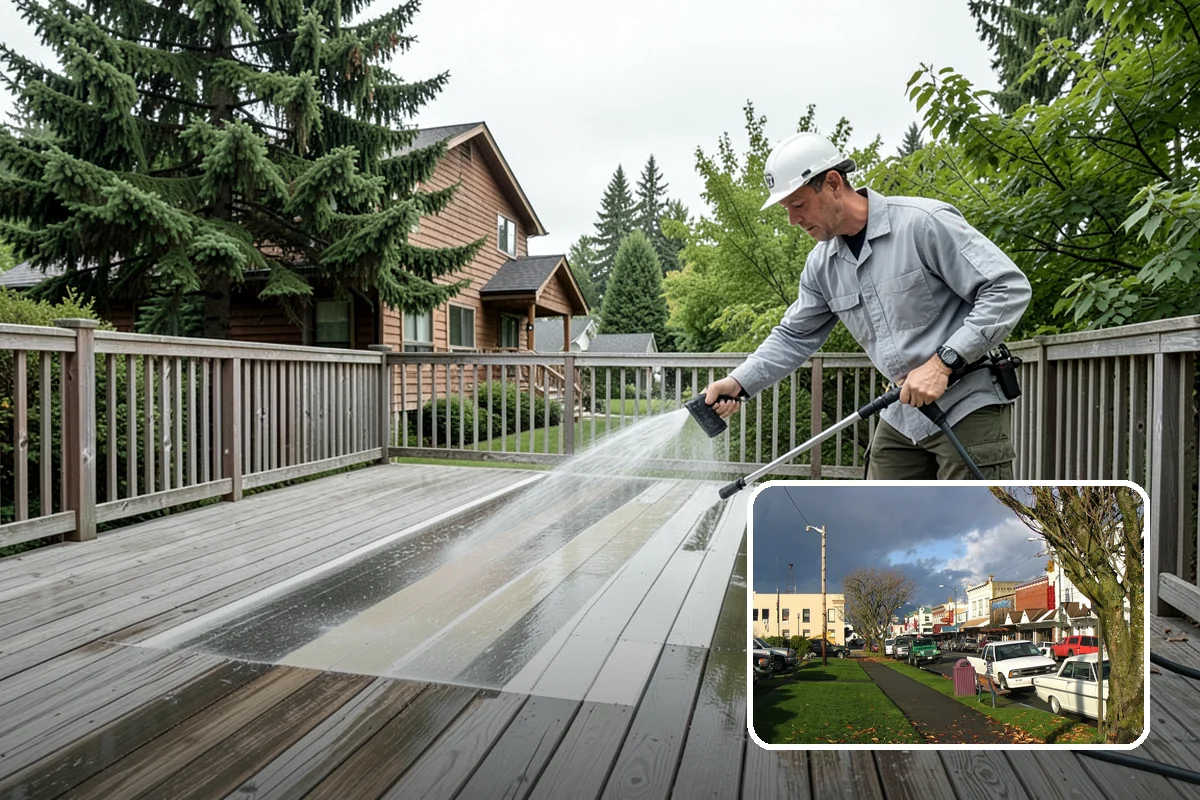 Birdbath Cleaning in Arlington, Snohomish County, WA - Clears the green algae ring from the basin